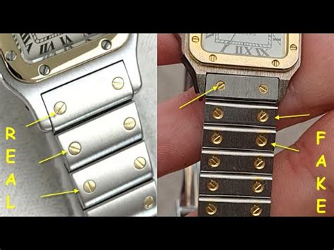 fake cartier watch vs real|knockoff cartier watches.